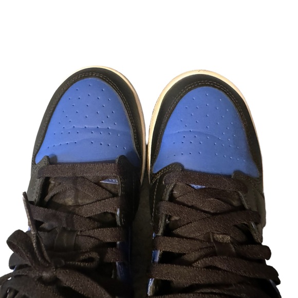 NIKE Jordan One Mid Hyper Royal Blue (6.5 Y-YOUTH) - Picture 8 of 8